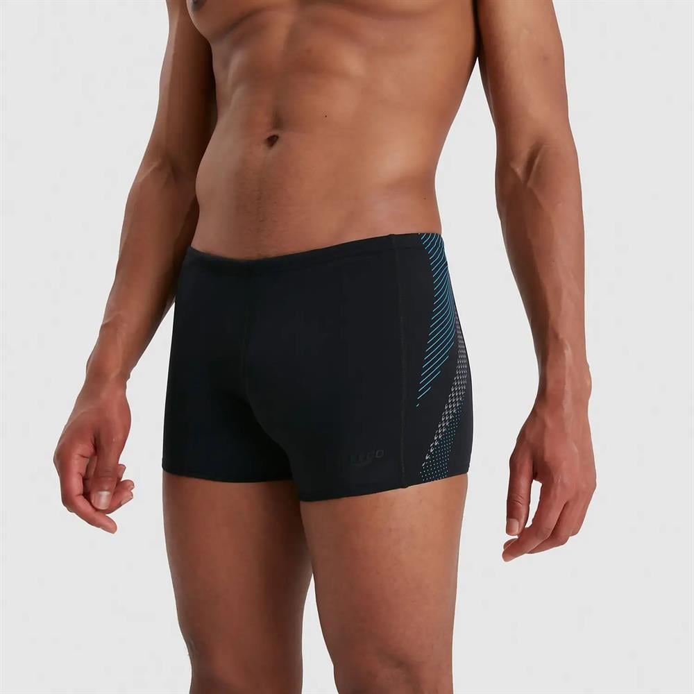 Speedo Tech Pnl Asht Am Blk/Chrcl Erkek Mayo