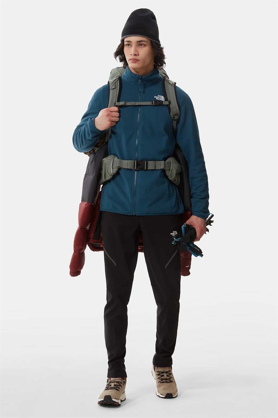 The North Face M 100 Glacıer Fz Erkek Polar