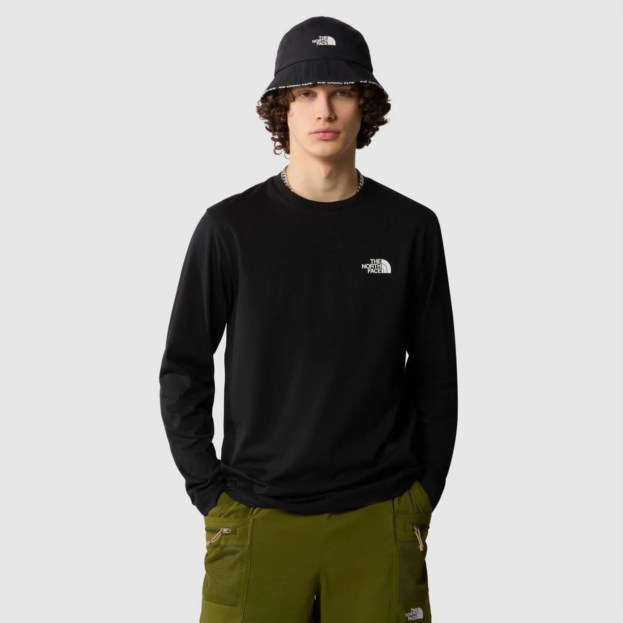 The North Face M L/S Simple Dome Tee Erkek Tişört NF0A87QNJK31