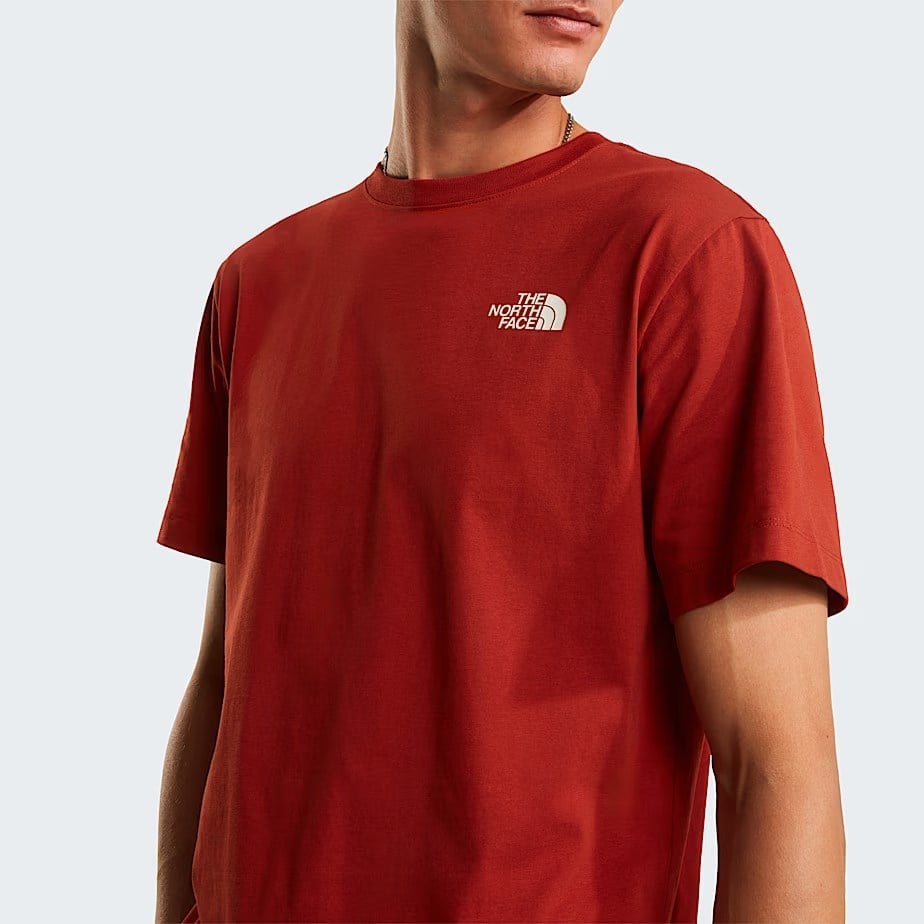 The North Face M Vertical Regular Short Sleeve Tee-Grap Erkek Tişört NF0A8GV1G6I1