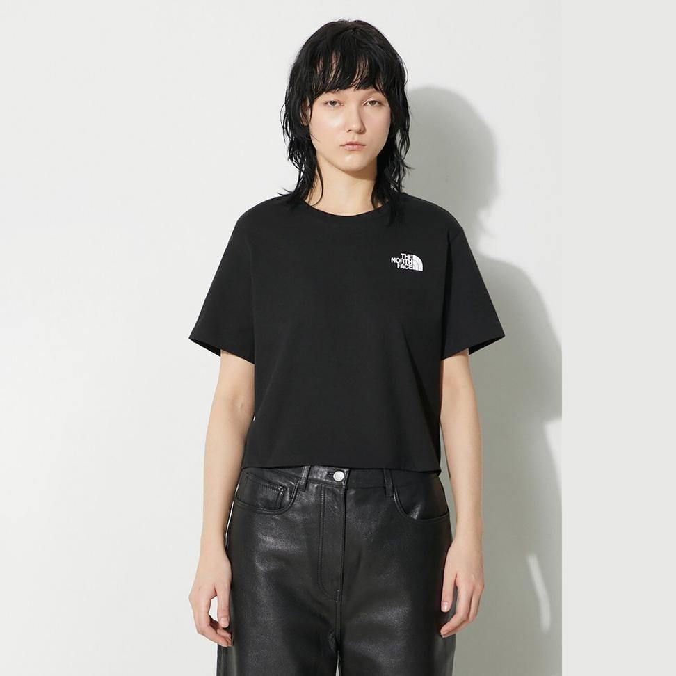 The North Face W Simple Dome Cropped Slim Tee Kadın Tişört NF0A87U4JK31