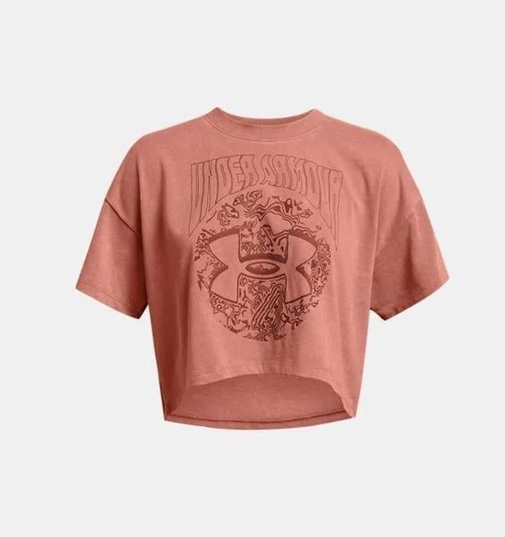 Under Armour Ua Hw Dusk To Dawn Crop Ss Kadın Tişört 1383048