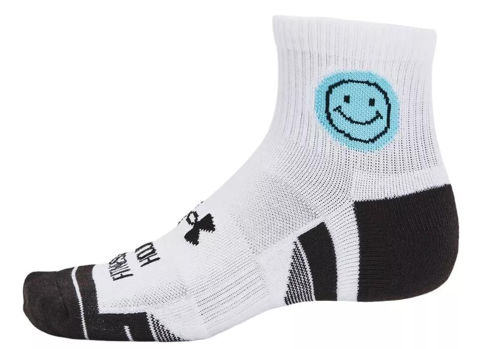 Under Armour  UA Perf Tech Nvlty 3pk Qtr Unisex Çorap 1382943