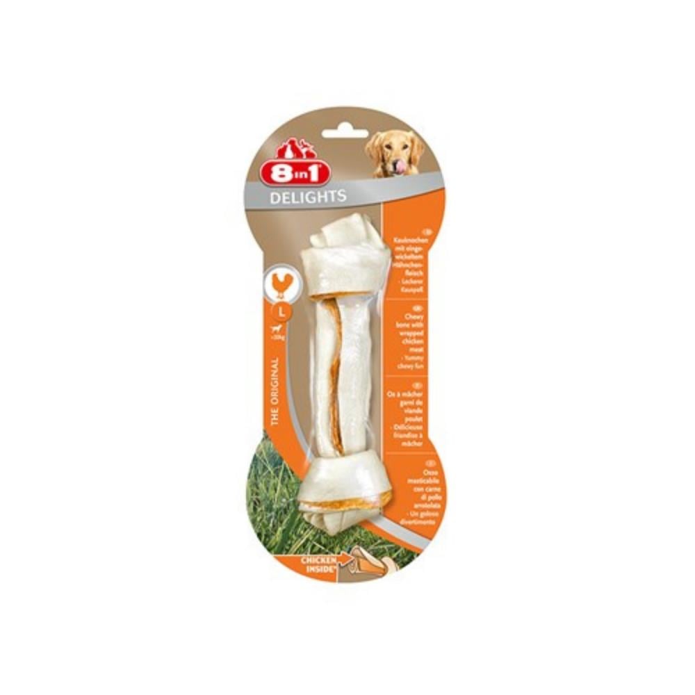 8 In 1 Delights Bones Düğümlü Tavuklu Köpek Kemiği Large8 in 1