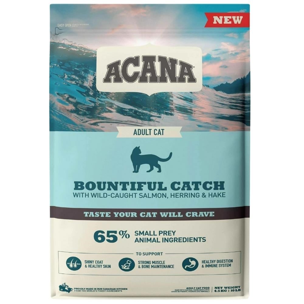 Acana Bountiful Catch Balıklı Tahılsız Yetişkin Kedi Maması 4,5 kgAcana