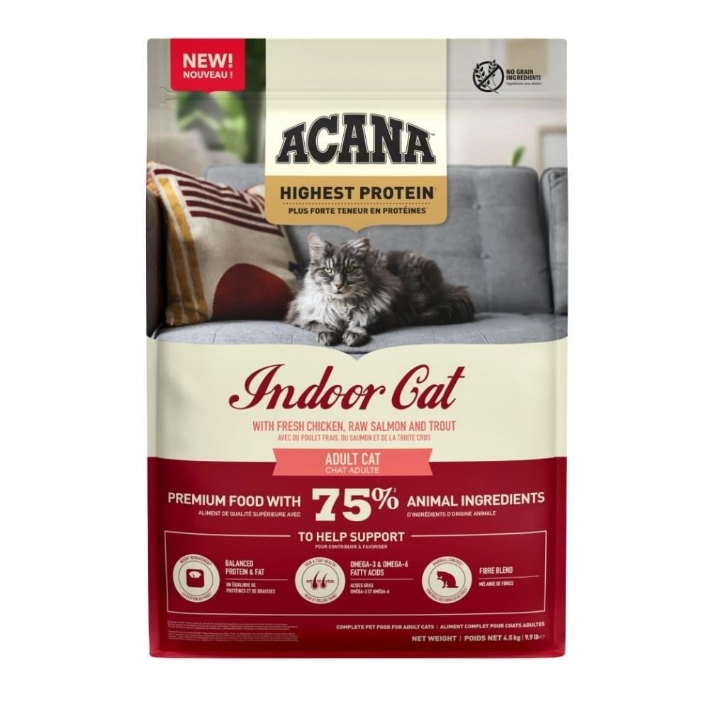 Acana Indoor Yüksek Proteinli Yetişkin Kedi Maması 4,5 kgAcana