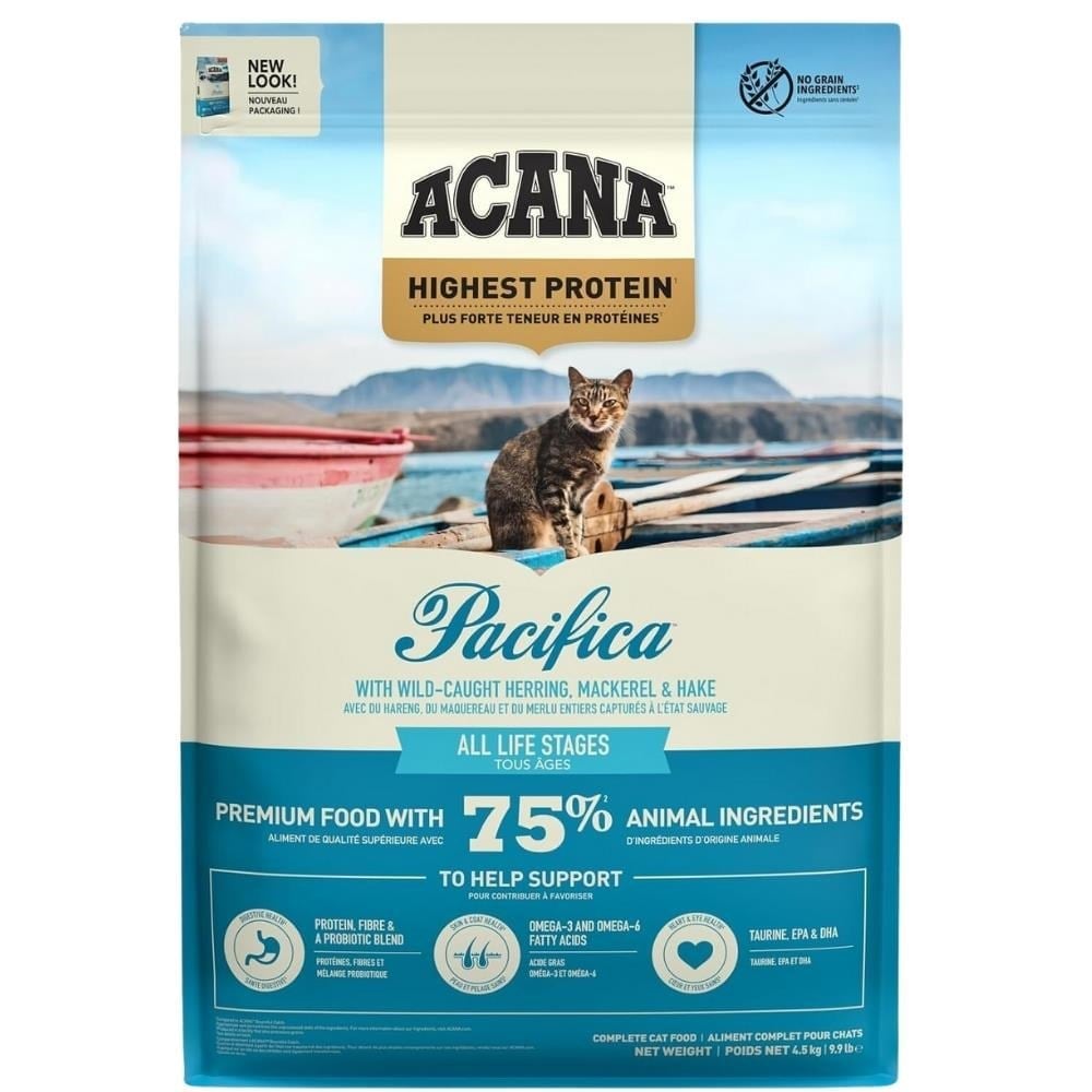 Acana Pacifica Balıklı Tahılsız Kuru Kedi Maması 4,5 kgAcana