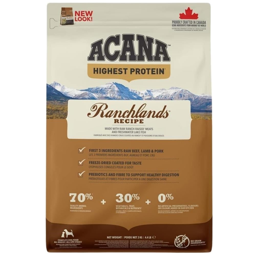 Acana Ranchlands Kırmızı Etli Tahılsız Köpek Maması 11,4 kgAcana