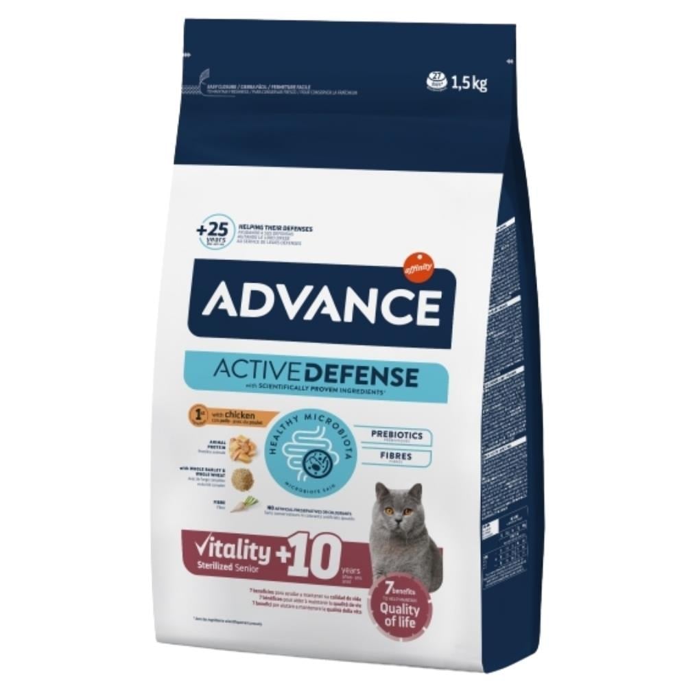 Advance +10 Yaş Kısır Kedi Maması 1,5 kgAdvance