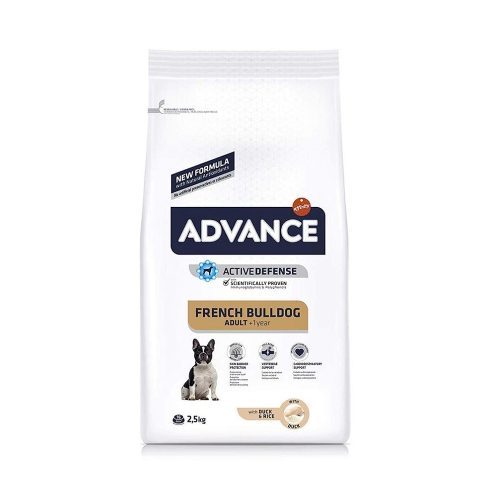 Advance French Bulldog Ördekli Yetişkin Köpek Maması 2,5 kgAdvance