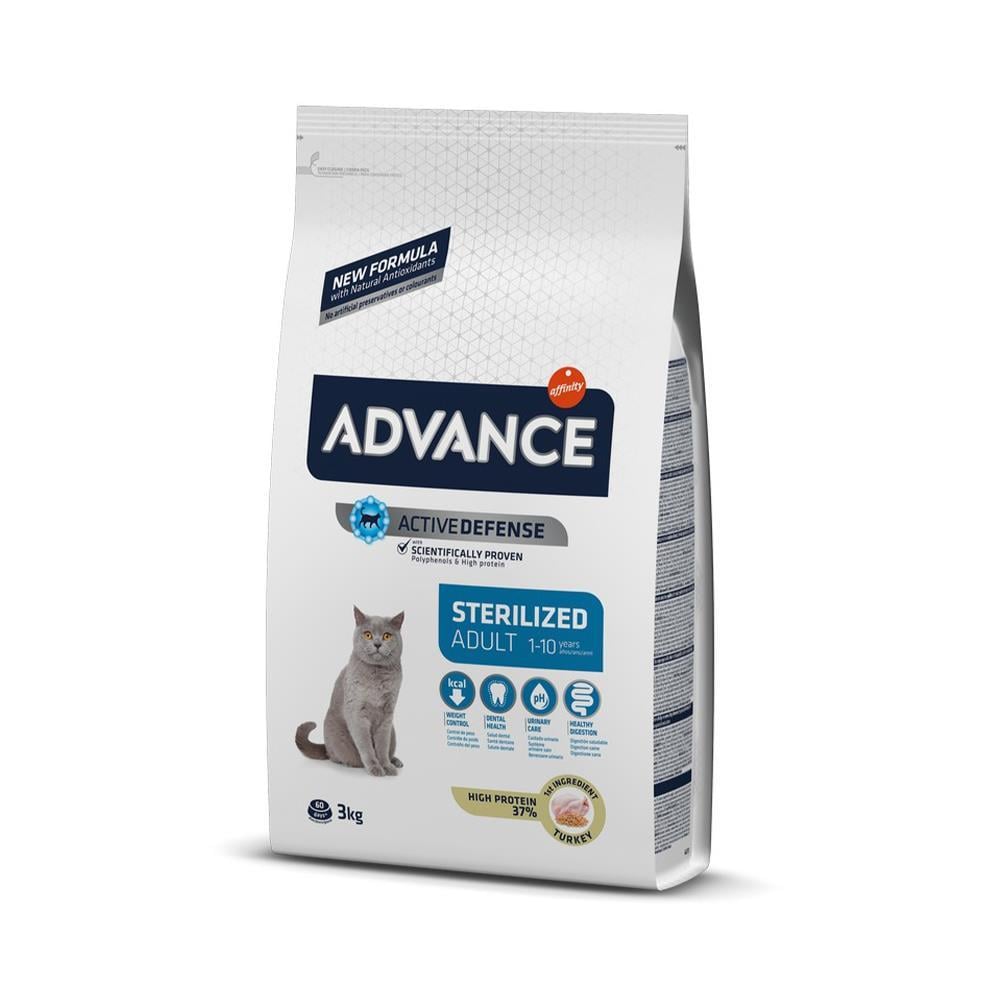 Advance Hindili Kısırlaştırılmış Yetişkin Kedi Maması 3 kgAdvance
