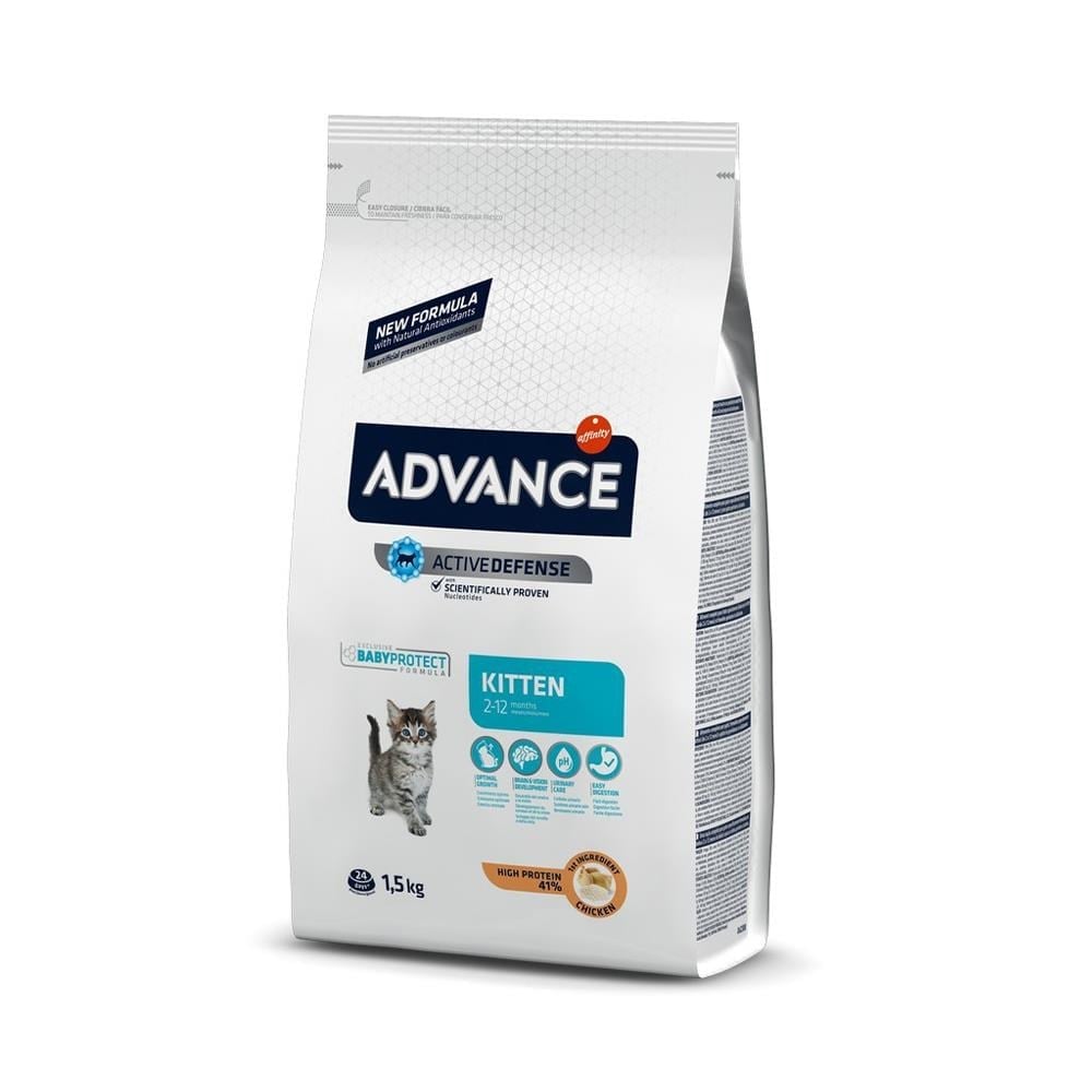 Advance Kitten Tavuklu ve Pirinçli Yavru Kedi Maması 1,5 kgAdvance