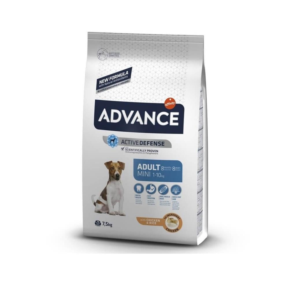 Advance Küçük Irk Tavuklu Yetişkin Köpek Maması 7,5 kgAdvance