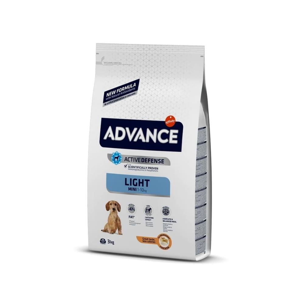 Advance Mini Light Diyet Köpek Maması 3 kgAdvance