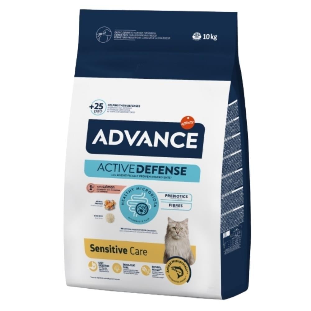 Advance Sensitive Care Somonlu Hassas Yetişkin Kedi Maması 10 kgAdvance