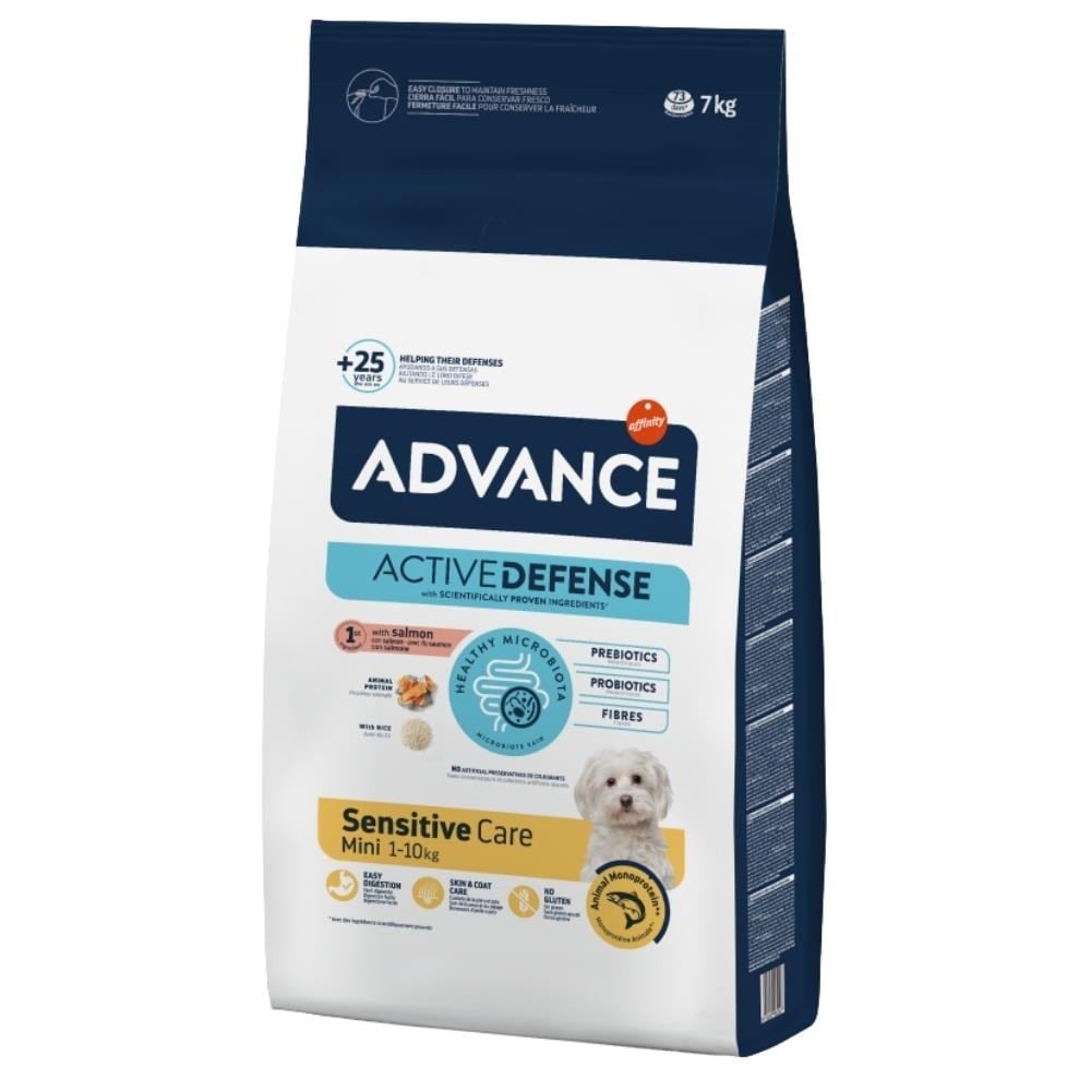 Advance Sensitive Somonlu Küçük Irk Yetişkin Köpek Maması 7 kgAdvance