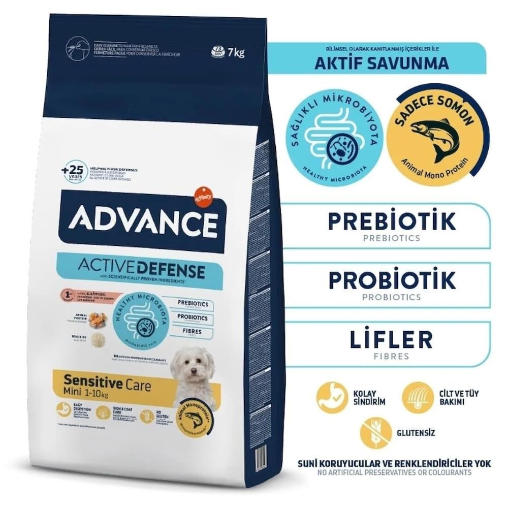 Advance Somonlu Küçük Irk Yetişkin Köpek Maması 7 kgAdvance