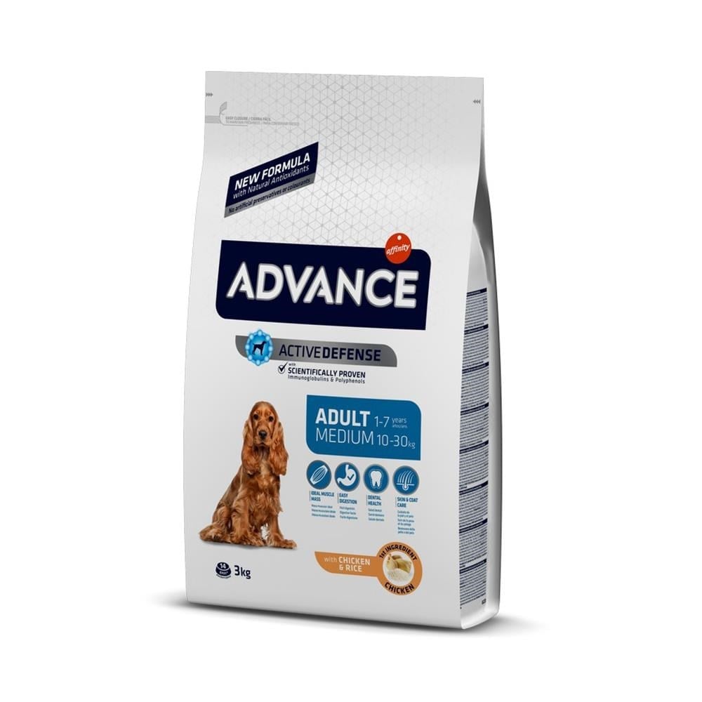 Advance Tavuklu Orta Irk Yetişkin Köpek Maması 3 kgAdvance