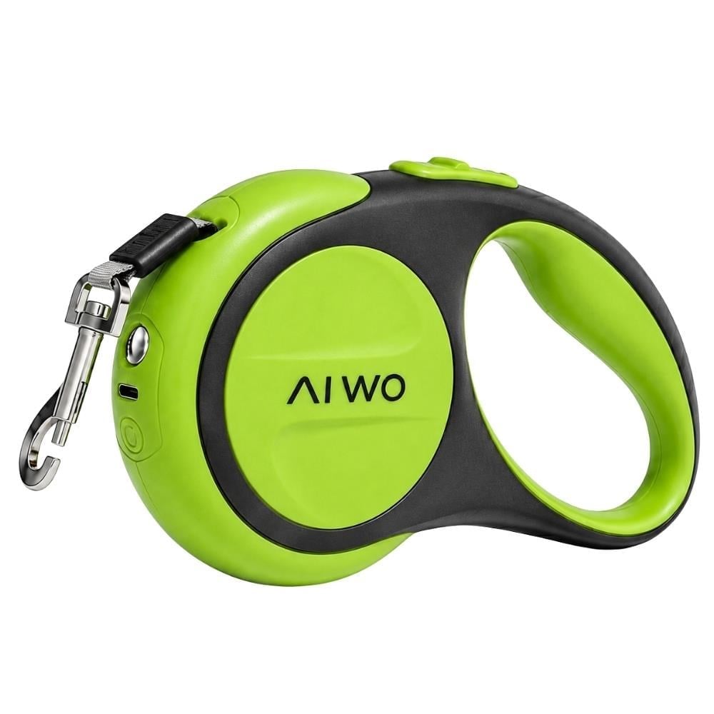 Aiwo Lux Işıklı Şerit Gezdirme Tasması 5 Metre YeşilAiwo