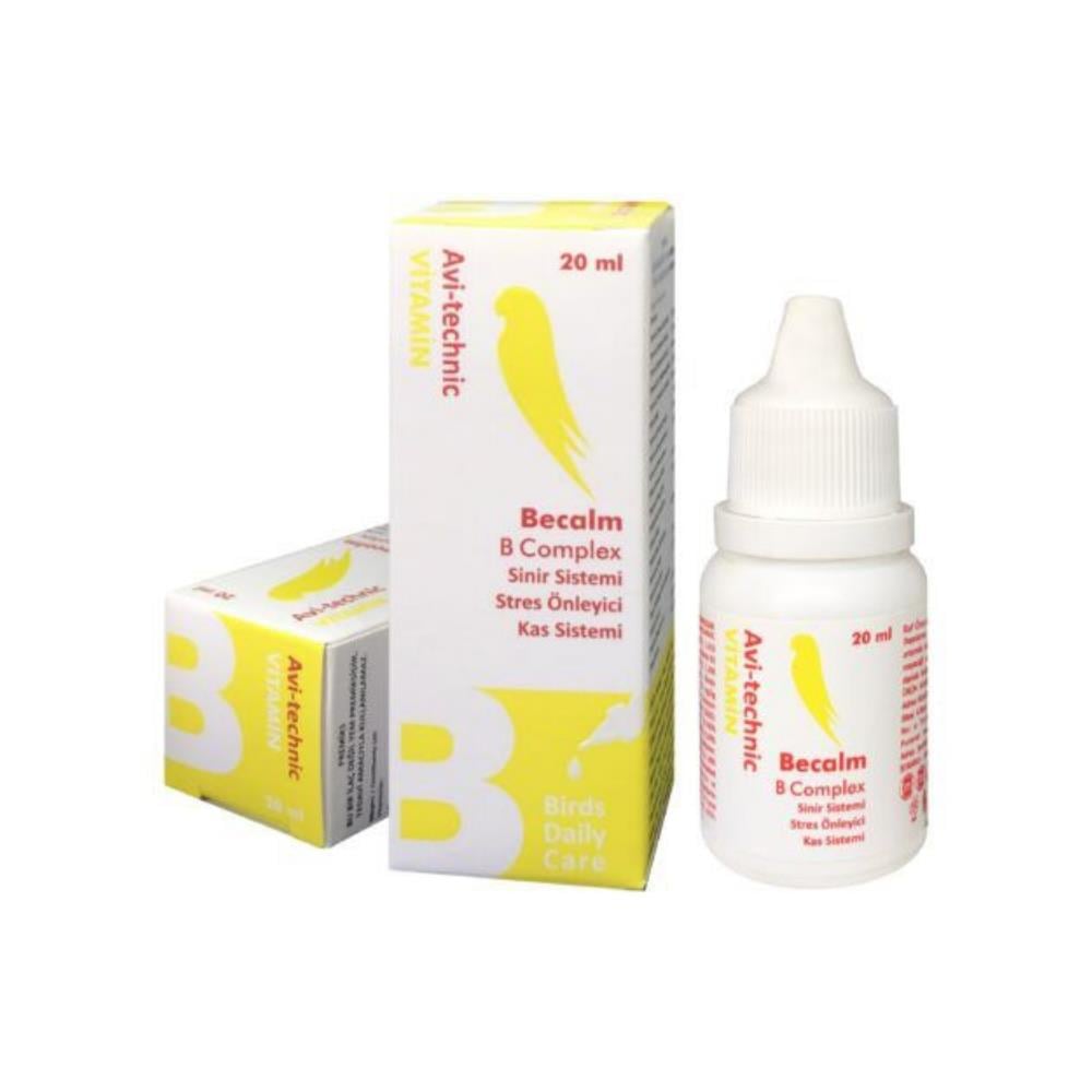 Avi Technic Vitamin B Complex Kuşlar İçin Stres Önleyici 20 mlAvi Technic
