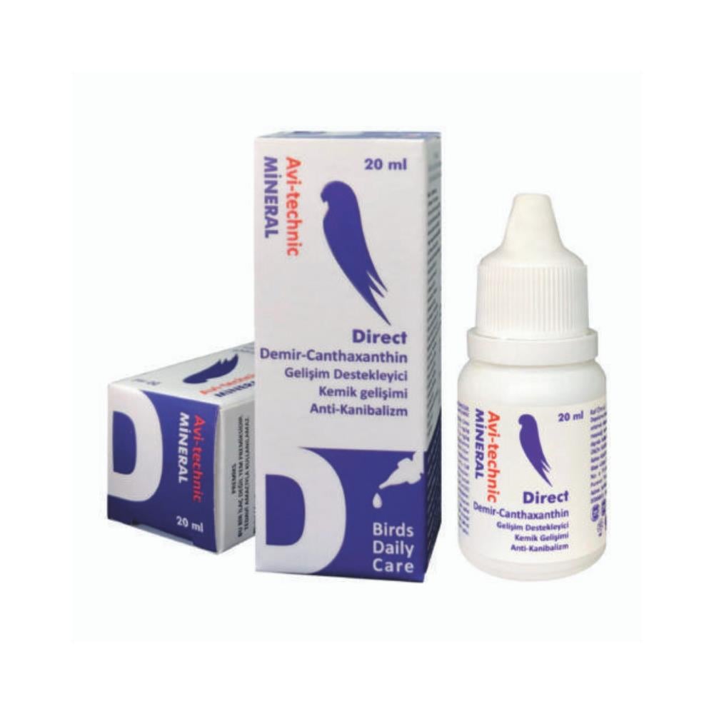 Avi Technic Vitamin D Kemik Gelişimi Destekleyici Kuş Vitamini 20 mlAvi Technic