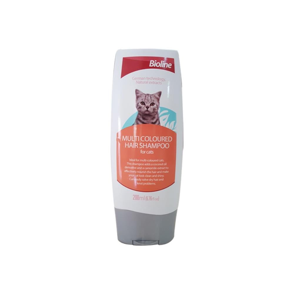 Bioline Çok Renkli Kediler İçin Şampuan 200 ml BIOLINE