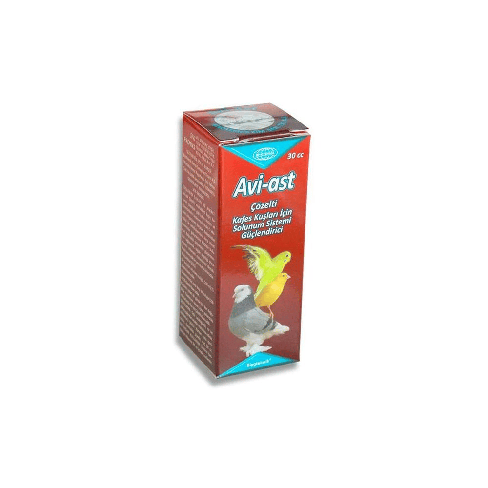 Biyoteknik Avi-ast Kuşlar İçin Solunum Sistemi Güçlendirici 30 mlBiyoteknik