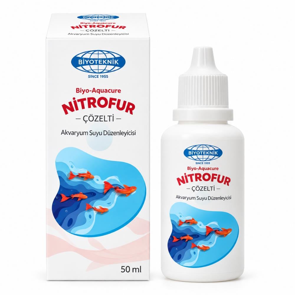 Biyoteknik Biyo-Aquacure Nitrofur Akvaryum Suyu Düzenleyici 50 mlBiyoteknik