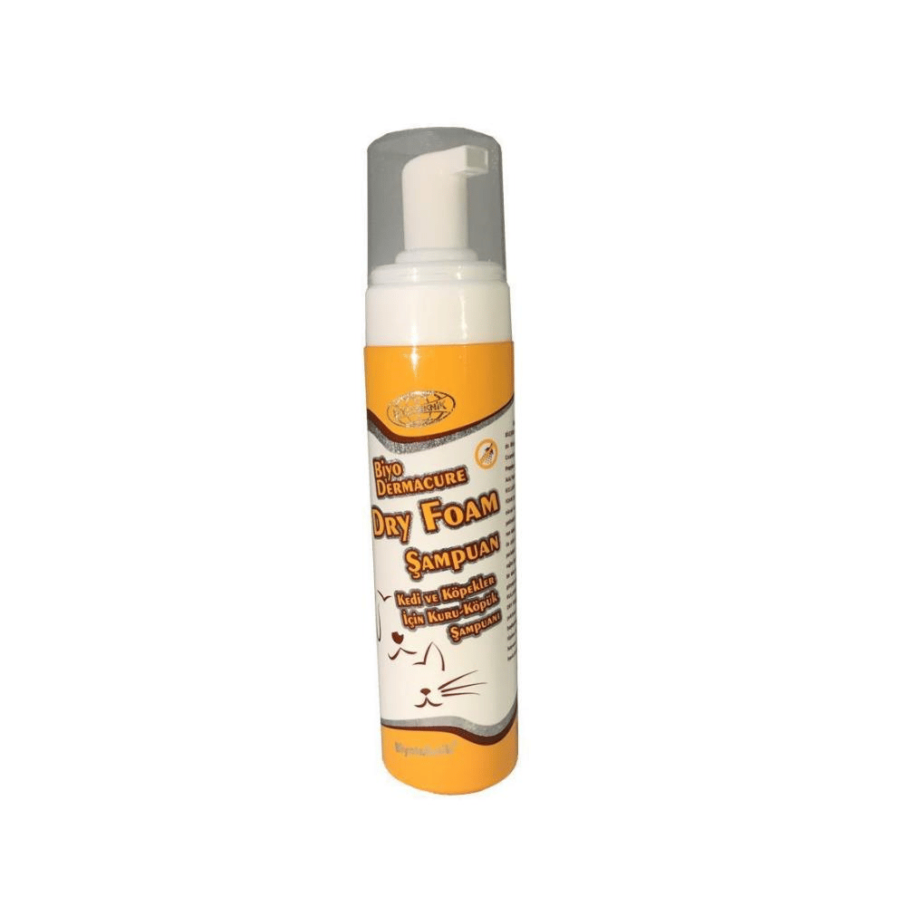 Biyoteknik Dry Foam Kuru Kedi ve Köpek Şampuanı 250 mlBiyoteknik