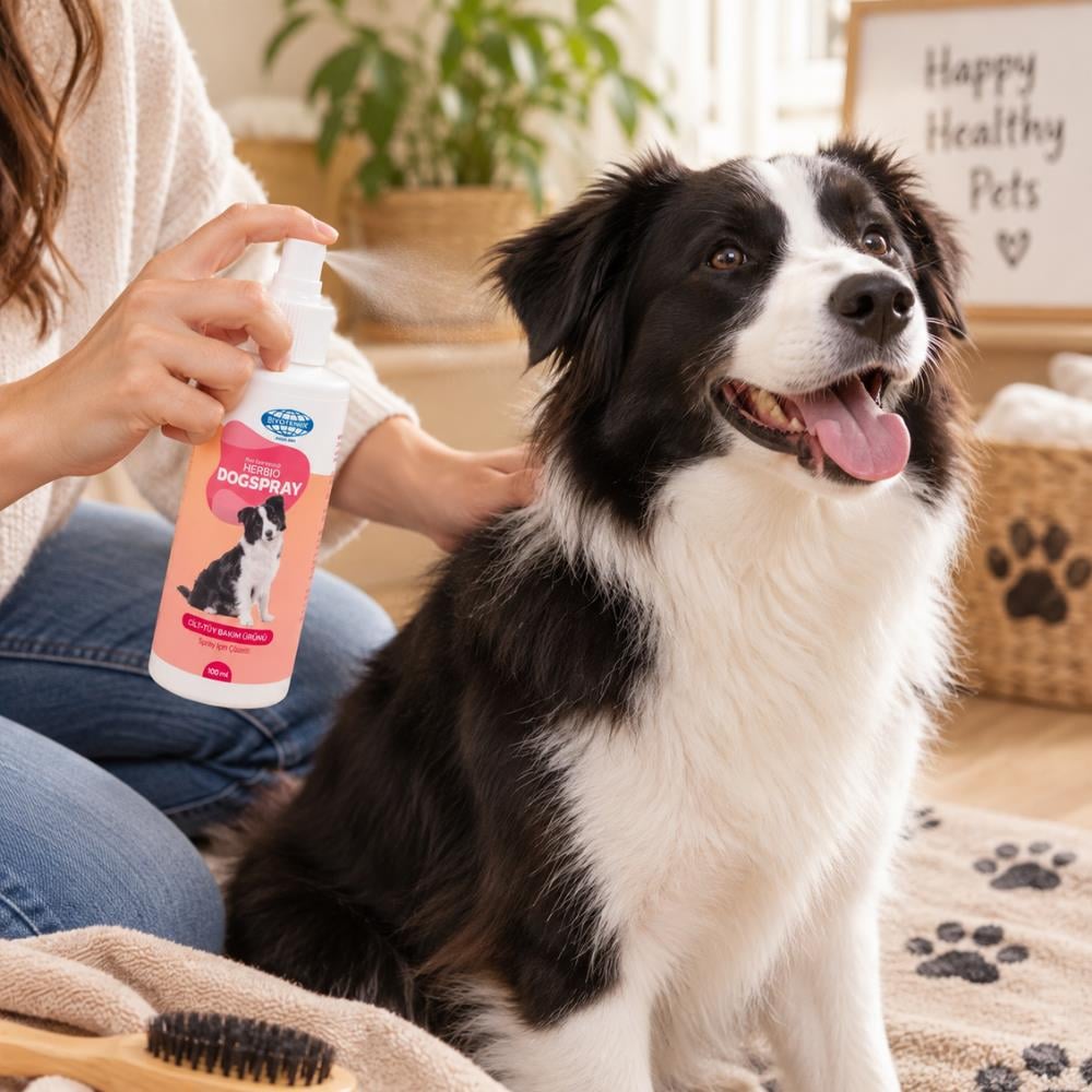Biyoteknik Herbio Dog Köpek Cilt ve Tüy Bakım Spreyi 100 mlBiyoteknik