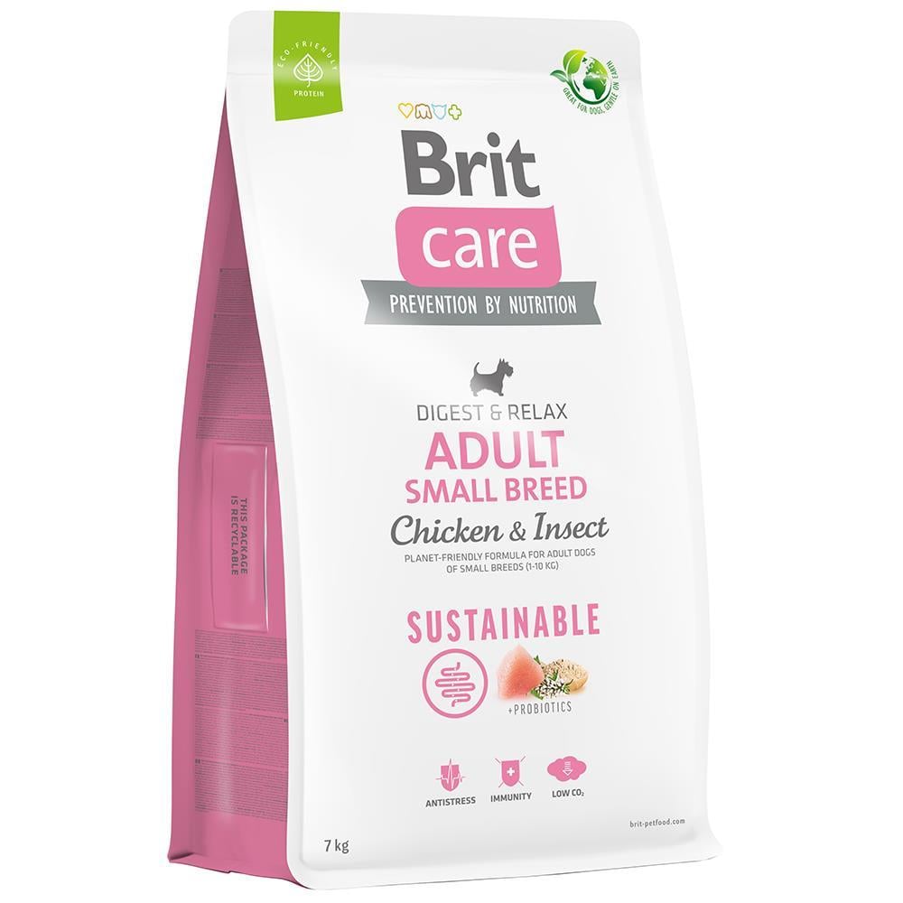 Brit Care Digest & Relax Tavuklu ve Larva Proteinli Küçük Irk Yetişkin Köpek Maması 7kgBrit Care