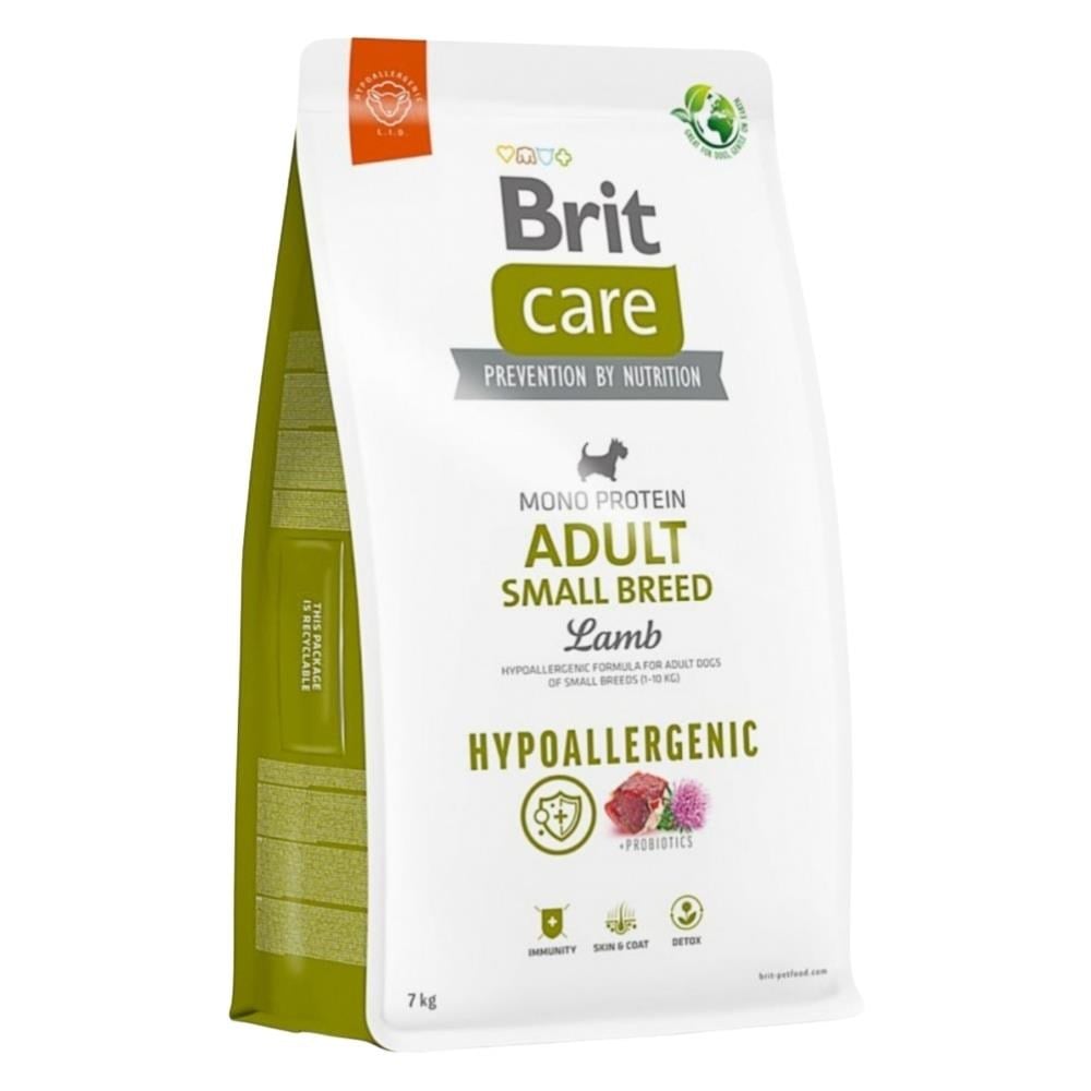 Brit Care Hipoalerjenik Kuzulu ve Pirinçli Küçük Irk Yetişkin Köpek Maması 7 kgBrit Care