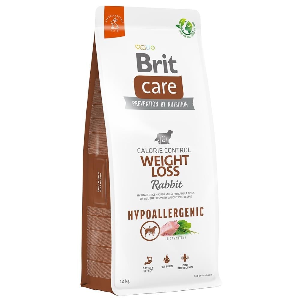 Brit Care Hipoalerjenik Weight Loss Tavşan Etli Kilo Dengeleyici Yetişkin Köpek Maması 12 kgBrit Care