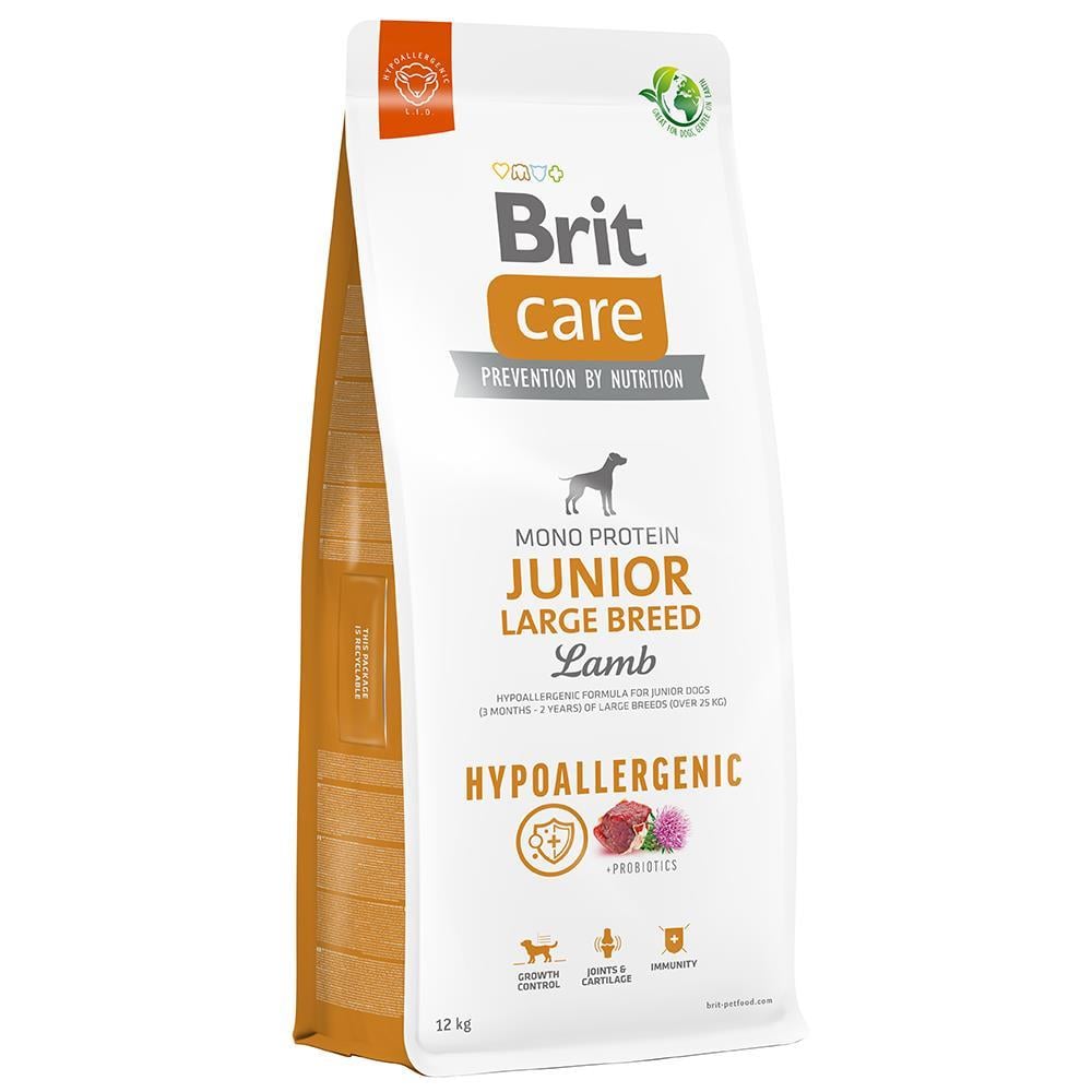 Brit Care Hypoallergenic Junior Large Bread Kuzulu Yavru Köpek Maması 12 kgBrit Care