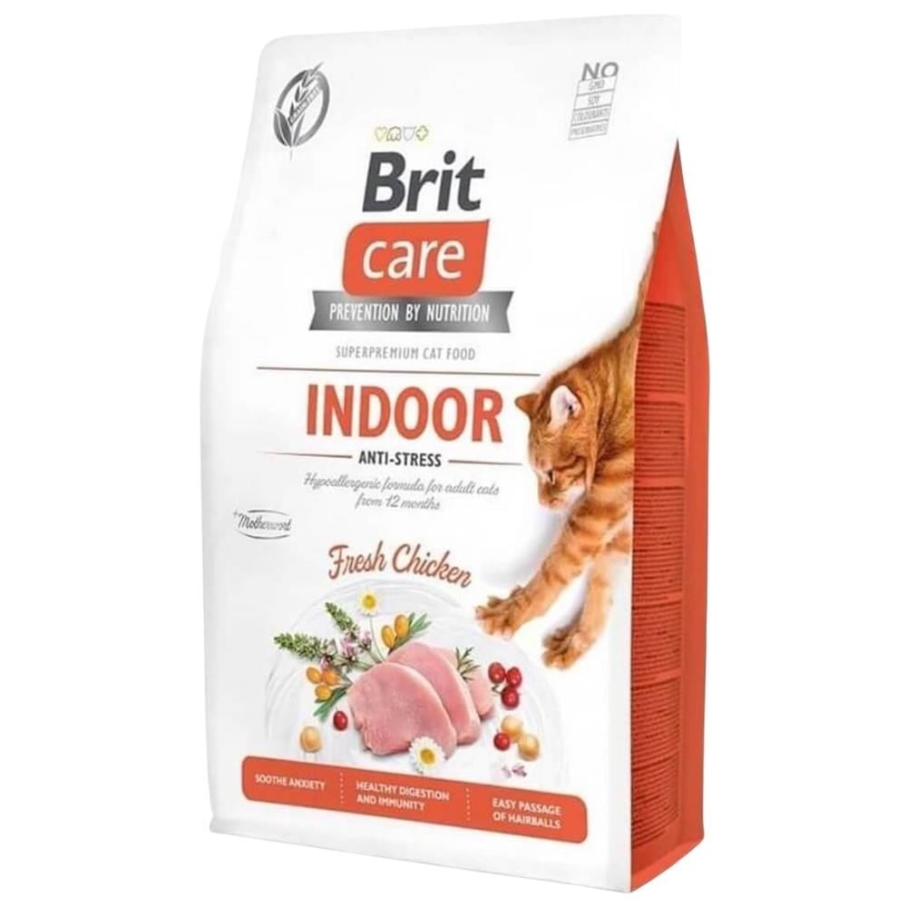 Brit Care Indoor Anti Stress Tavuklu Kedi Maması 2 kgBrit Care