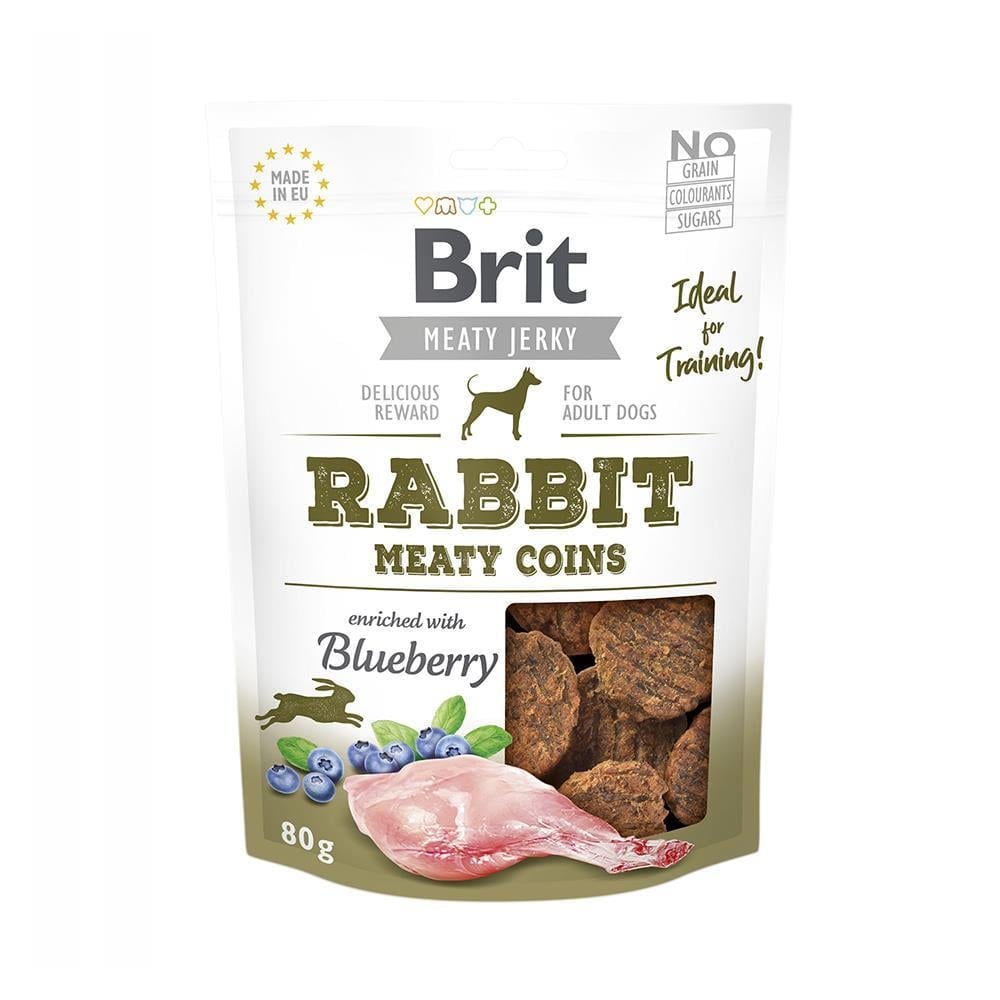 Brit Care Meaty Coins Tavşan Etli ve Yaban Mersinli Köpek Ödül Maması 80 grBrit Care
