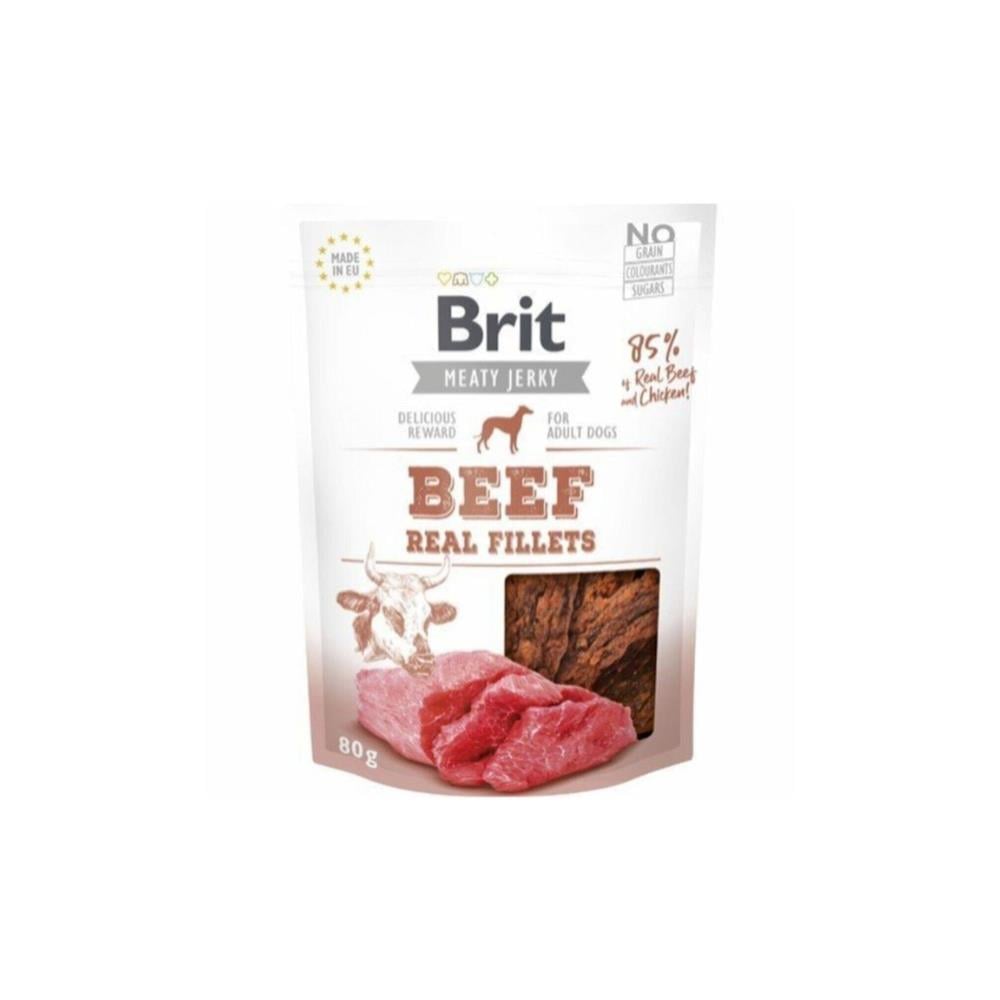 Brit Care Meaty Jerky Biftekli Tavuklu Köpek Ödülü 80 grBrit Care
