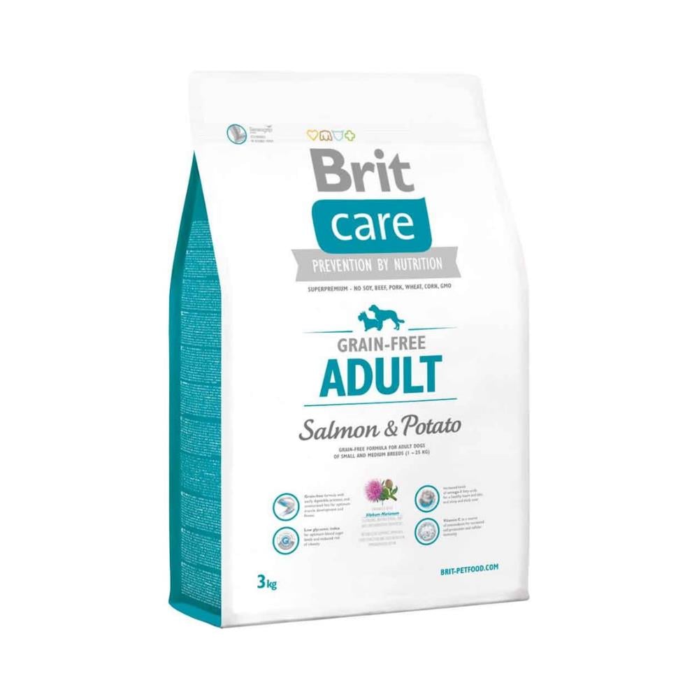Brit Care Somonlu Patatesli Yetişkin Köpek Maması 3 kgBrit Care
