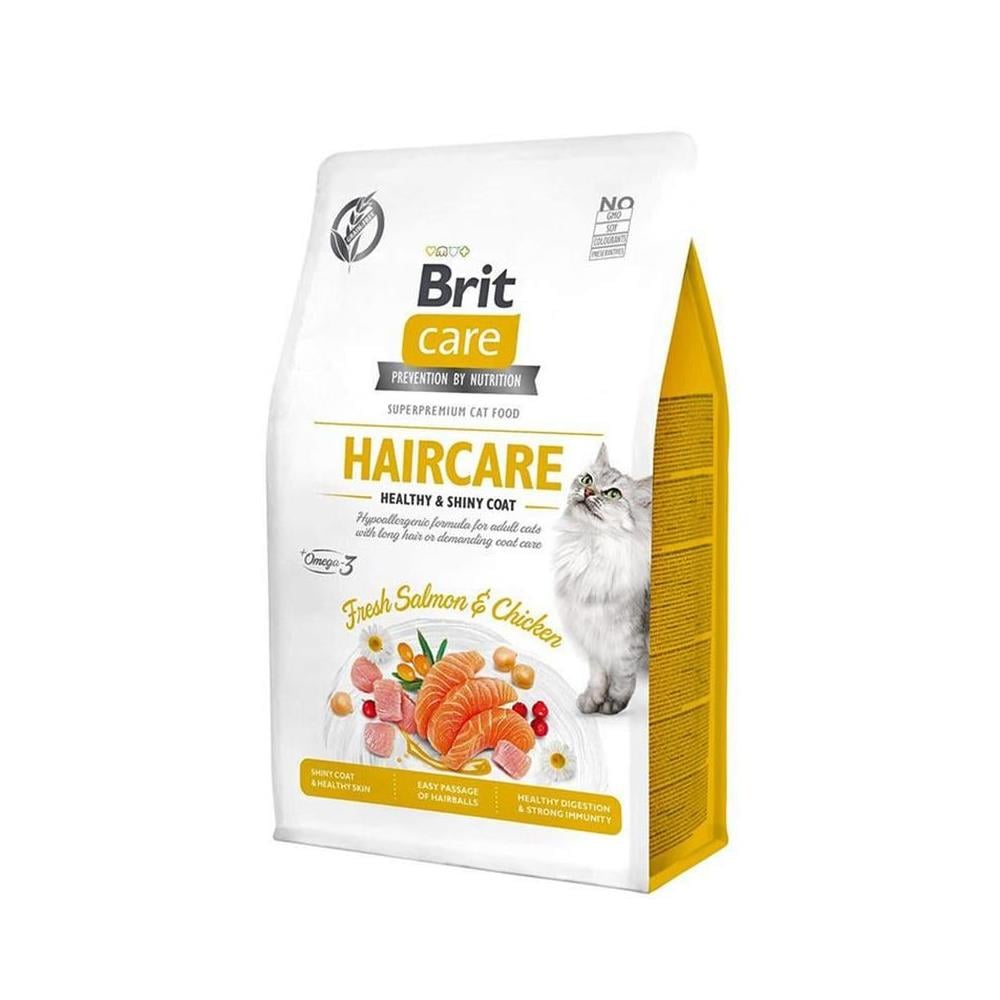 Brit Haircare Somon ve Tavuklu Kedi Maması 2 kgBrit Care
