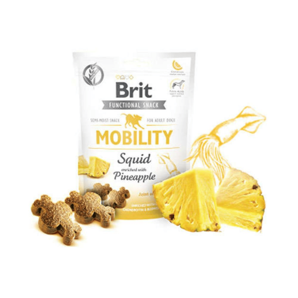 Brit Mobility Ananas ve Kalamarlı Köpek Ödül Maması 150 grBrit Care