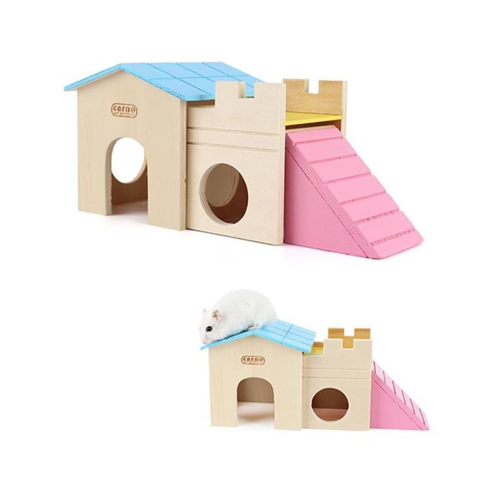 Carno Merdivenli Ahşap Hamster Evi 35 cmCarno
