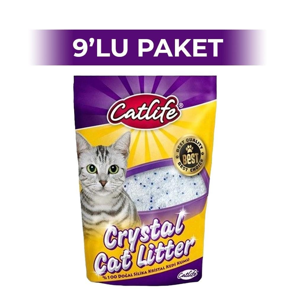 Catlife Silica Jel Kedi Kumu 3,8 lt 9 AdetCatlife