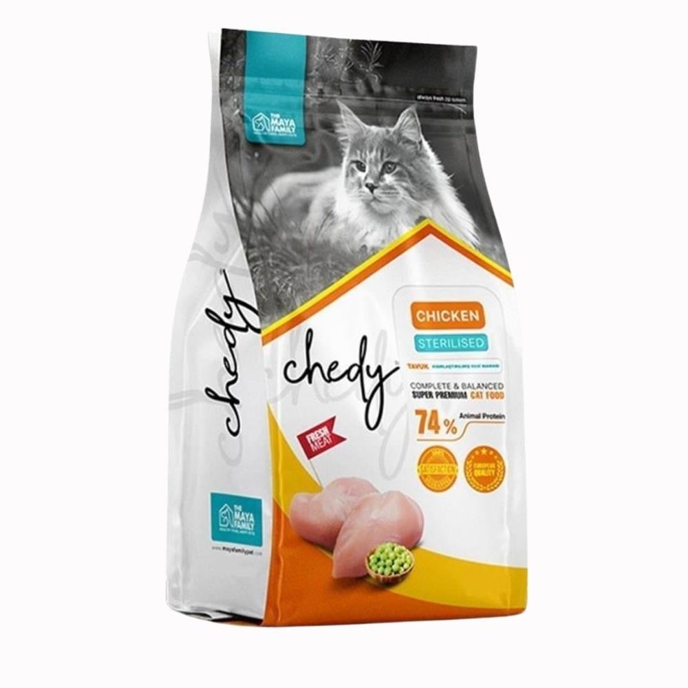 Chedy Tavuk Etli Kısırlaştırılmış Yetişkin Kedi Maması 5 kgChedy