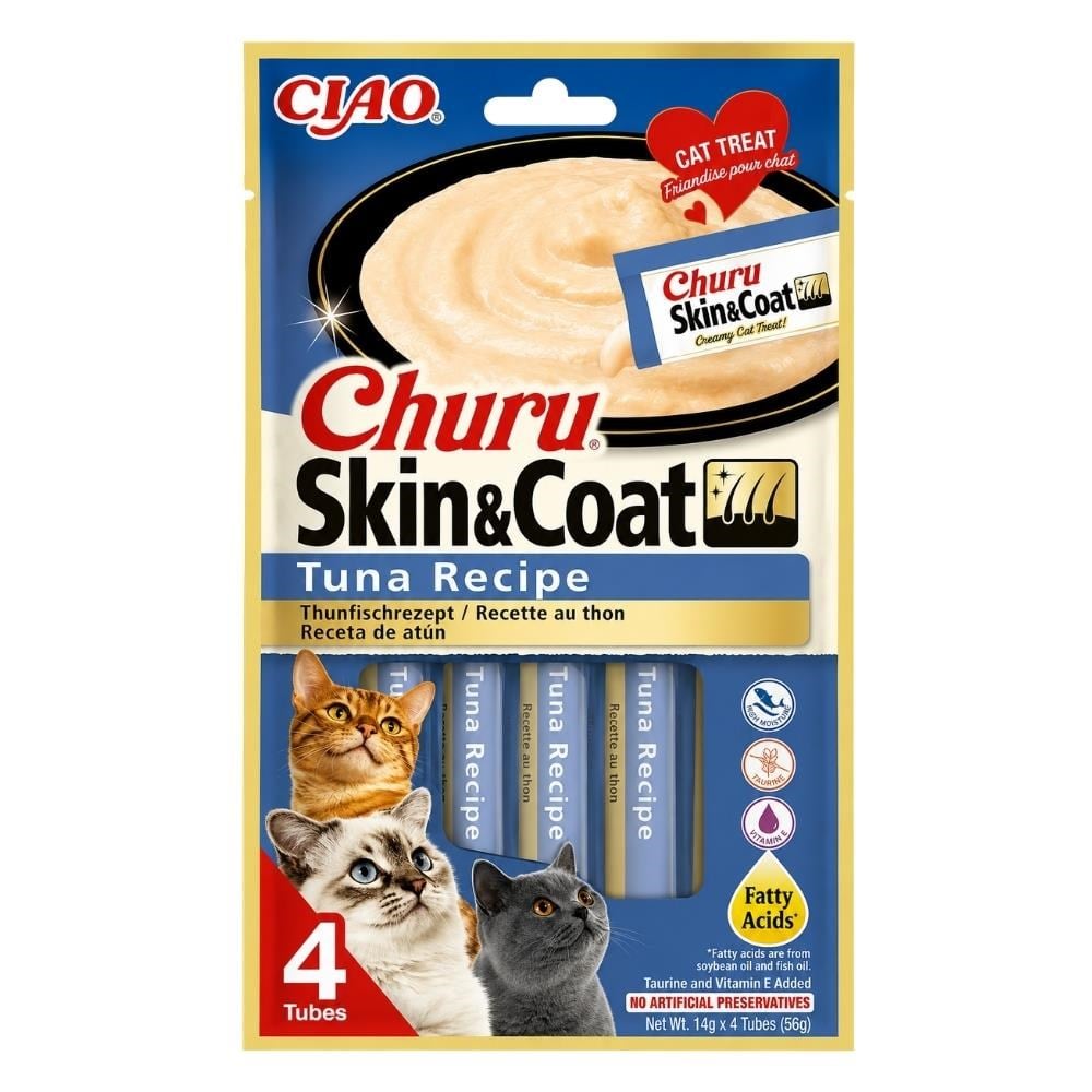 Ciao Churu Cream Skin & Coat Ton Balıklı Kedi Kreması 4x14 grCiao