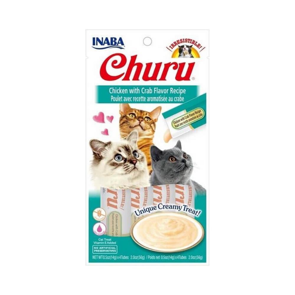Ciao Churu Cream Tavuklu ve Yengeçli Kedi Ödül Kreması 4x14 grCiao
