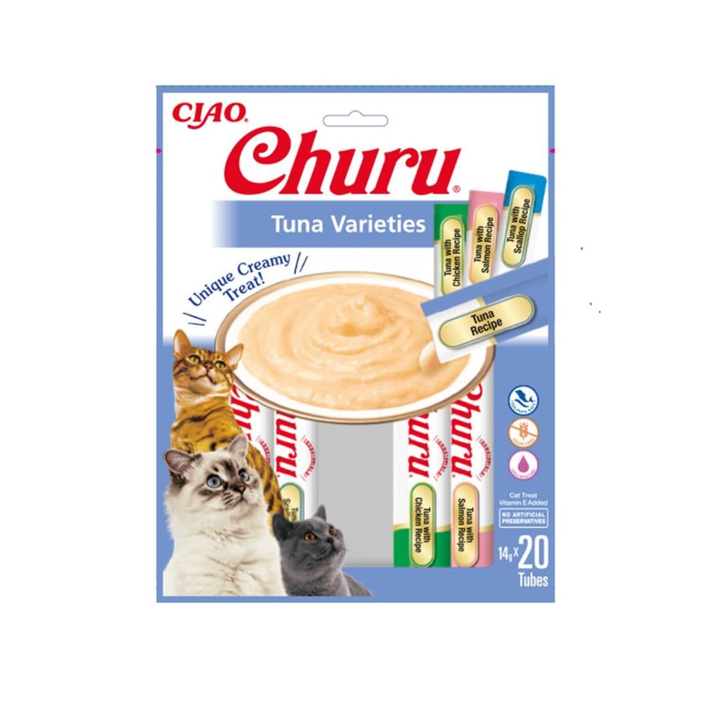 Ciao Churu Cream Ton Balığı Çeşitleri Kedi Ödül Kreması 20x14 grCiao