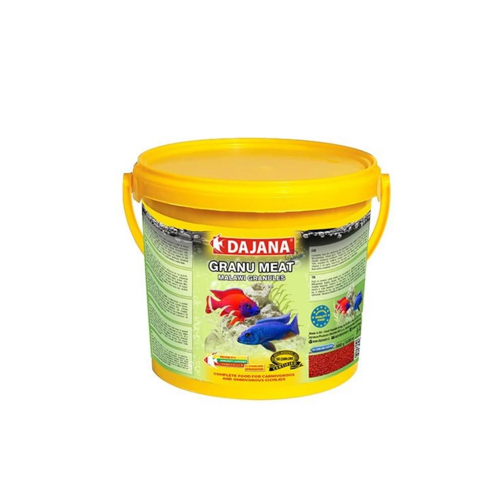 Dajana Ciklet Balığı Yemi Granu Meat Kova 10000 ml 5 kgDAJANA