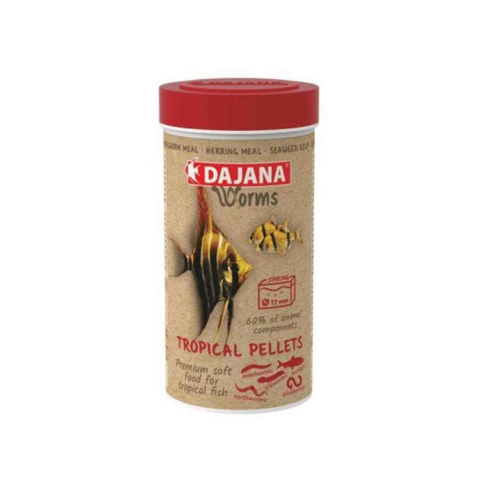 Dajana Worms Tropical Pellets Soft 100 ml 50 grDAJANA