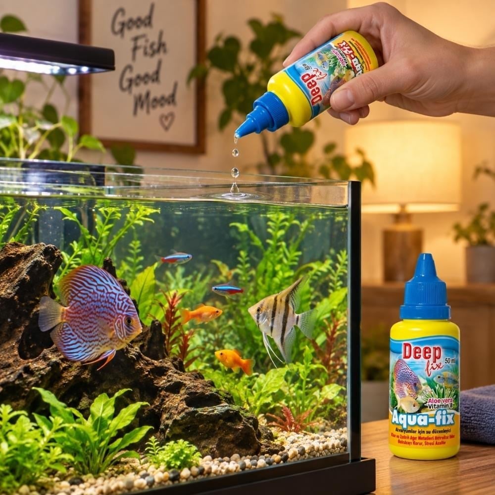 Deep Fix Aqua-Fix Akvaryum Su Düzenleyici 50 mlDeep Fix
