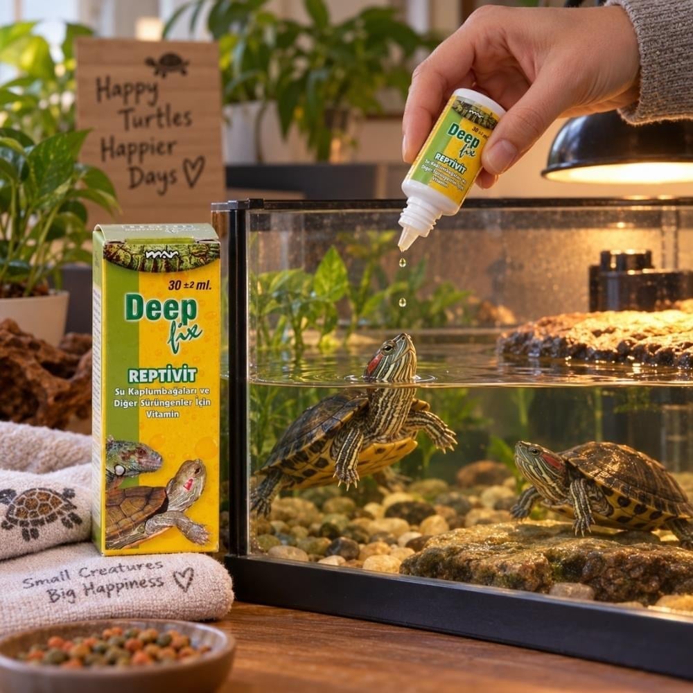 Deep Fix Reptivit Su Kaplumbağası Multivitamini 30 mlDeep Fix